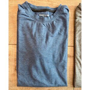 Kenneth Cole Men’s Cotton Tee (Size S, Cornflower Blue)